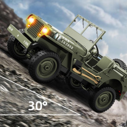 JJRC C8815 RTR 1/10 2.4Ghz 4WD Military RC Truck Large RC Car for Children
