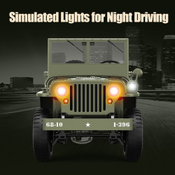 JJRC C8815 RTR 1/10 2.4Ghz 4WD Military RC Truck Large RC Car for Children