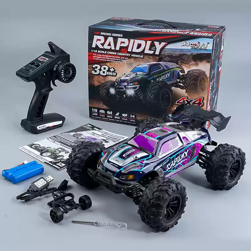 JJRC Q132 1/16 2.4G 4WD Off-road RC Car A Purple