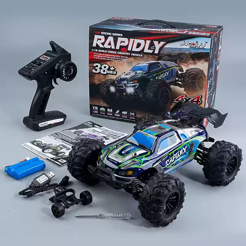 JJRC Q132 1/16 2.4G 4WD Off-road RC Car A Blue