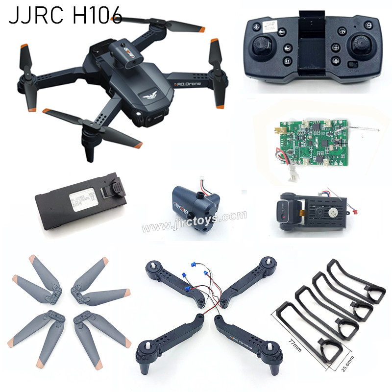 JJRC H106 RC Drone Complete Set of Accessories for DIY (Needs Self-Installation) JJRC H106 RC Drone Complete Set of Accessories for DIY (Needs Self-Installation)