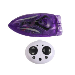 JJRC S18 2.4G Mini RC Boat RTR purple
