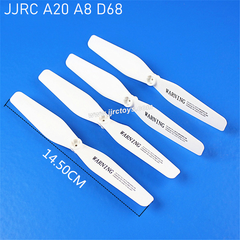 JJRC A20 A8 D68 RC Drone Parts White Propeller JJRC A20 A8 D68 RC Drone Parts White Propeller