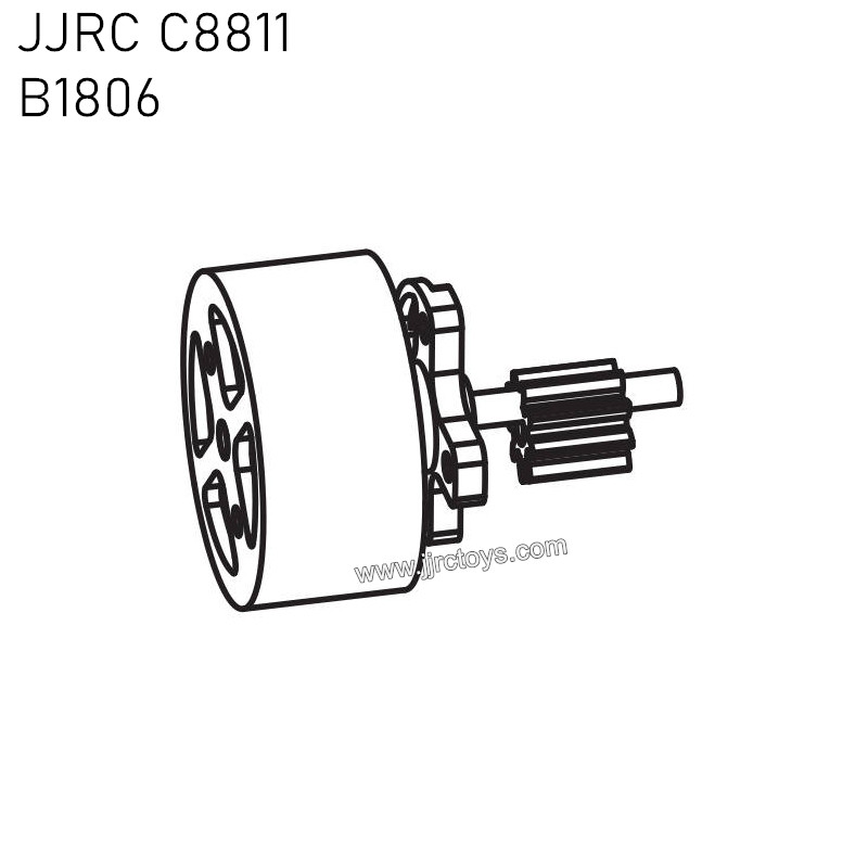 JJRC C8811 RC CAR Parts Motor Assembly B1806 JJRC C8811 RC CAR Parts Motor Assembly B1806