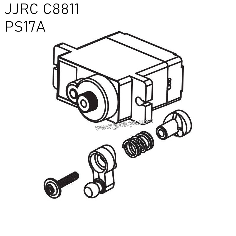 JJRC C8811 RC CAR Parts 3-wire 9g Servo PS17A JJRC C8811 RC CAR Parts 3-wire 9g Servo PS17A