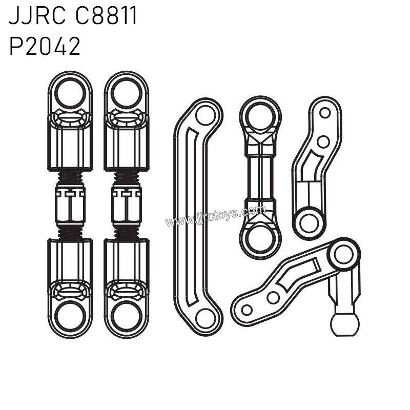 JJRC C8811 RC CAR Parts Steering Assembly P2042 JJRC C8811 RC CAR Parts Steering Assembly P2042