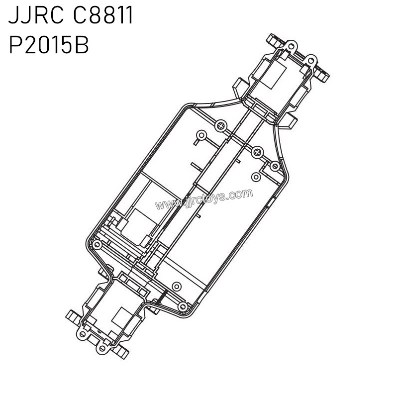 JJRC C8811 RC CAR Parts Bottom Frame P2015B JJRC C8811 RC CAR Parts Bottom Frame P2015B