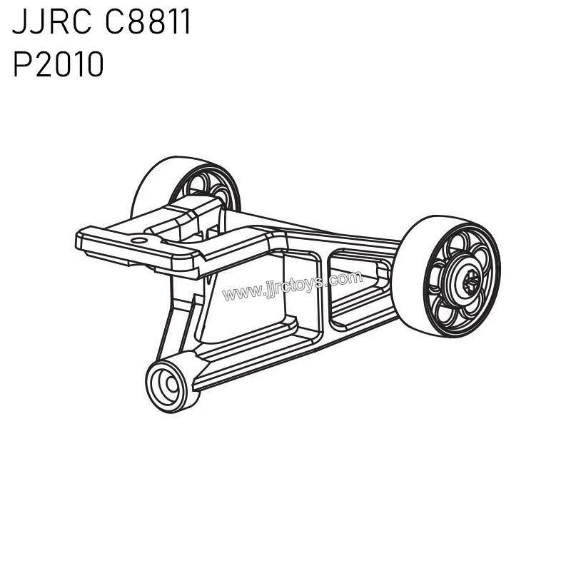 JJRC C8811 RC CAR Parts Wheelie Bar Assembly P2010 JJRC C8811 RC CAR Parts Wheelie Bar Assembly P2010
