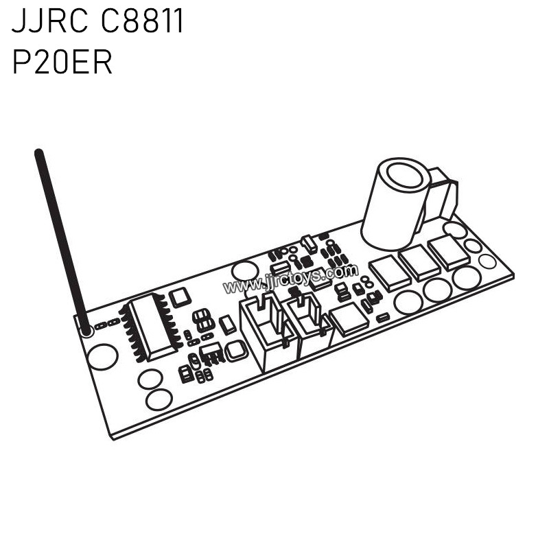 JJRC C8811 RC CAR Parts 3-in-1 Circuit Board P20ER JJRC C8811 RC CAR Parts 3-in-1 Circuit Board P20ER