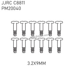 JJRC C8811 RC Crawler Parts Round head flat tail screws (3.2X9MM) PM20040