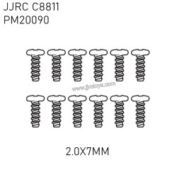 JJRC C8811 RC Crawler Parts Round head flat tail screws (2.0X7MM) PM20090