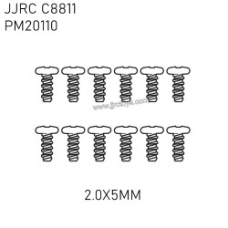JJRC C8811 RC Crawler Parts Round head flat tail screws (2.0X5MM) PM20110