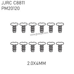 JJRC C8811 RC Crawler Parts Round head flat tail screws (2.0X4MM) PM20120