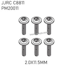 JJRC C8811 RC Crawler Parts (2.0X11.5MM) Round head flat tail screws PM20011