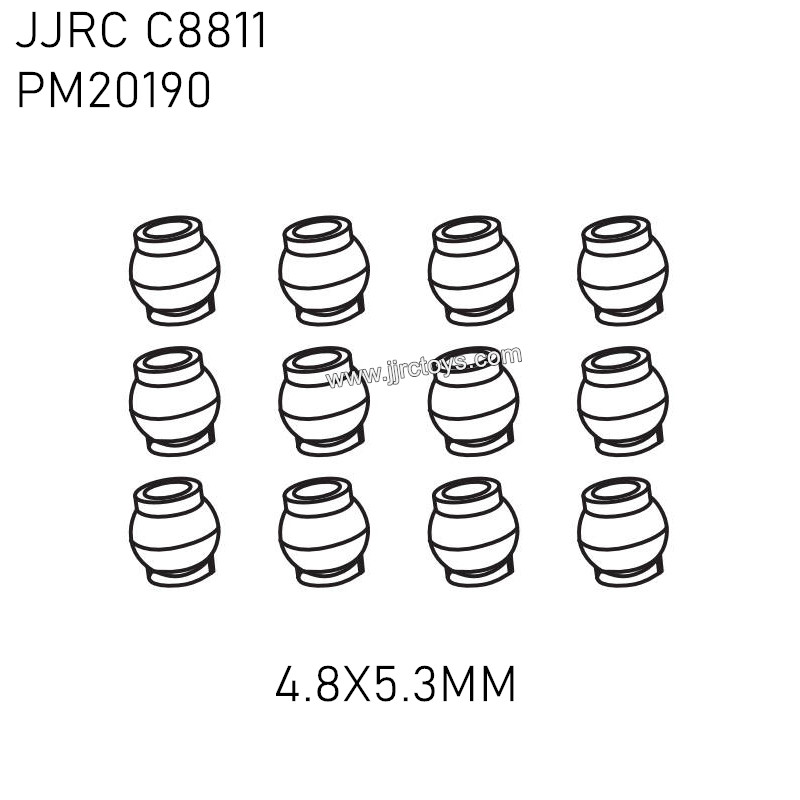 JJRC C8811 Parts (4.8X5.3MM) Pivot Balls PM20190 JJRC C8811 Parts (4.8X5.3MM) Pivot Balls PM20190
