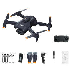 JJRC H106B RC Drone with 4K ESC Dual HD Camera aircraft black 2