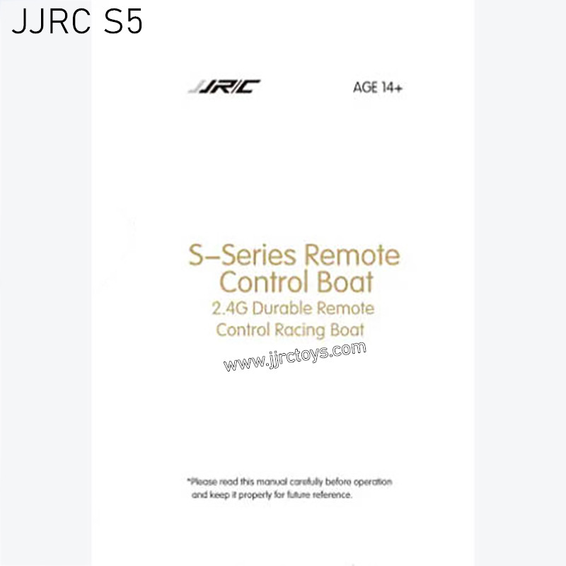 JJRC S5 RC Boat Parts User Manual JJRC S5 RC Boat Parts User Manual