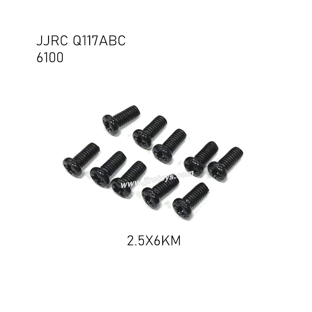 JJRC Q117A/B/C Parts Screw 2.5X6KM 6100 JJRC Q117A/B/C Parts Screw 2.5X6KM 6100