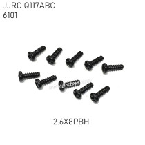 JJRC Q117A/B/C Parts Screw 2.6X8PBH 6101