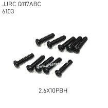 JJRC Q117A/B/C RC Truck Parts Screw 2.6X10PBH 6103