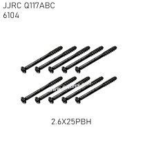 JJRC Q117A/B/C RC Truck Parts Screw 2.6X25PBH 6104