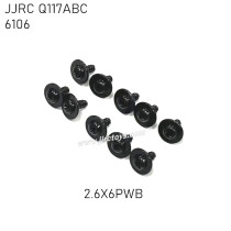 JJRC Q117A/B/C RC Truck Parts Screw 2.6X6PWB 6106