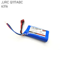 JJRC Q117A/B/C RC Car Parts 7.4V 2S 18650-1500mAh Original Battery 6316
