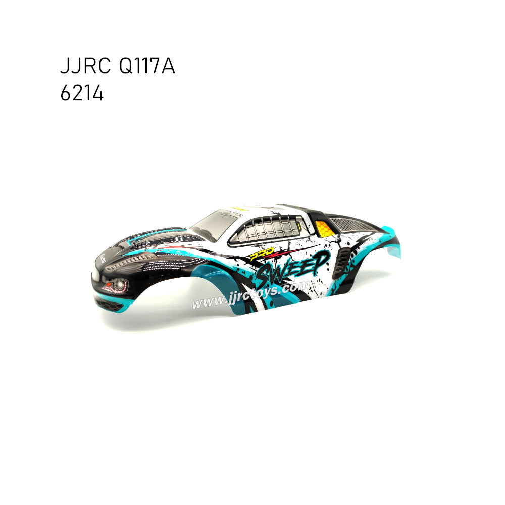 JJRC Q117A RC Truck Parts Body Shell 6214 Green JJRC Q117A RC Truck Parts Body Shell 6214 Green