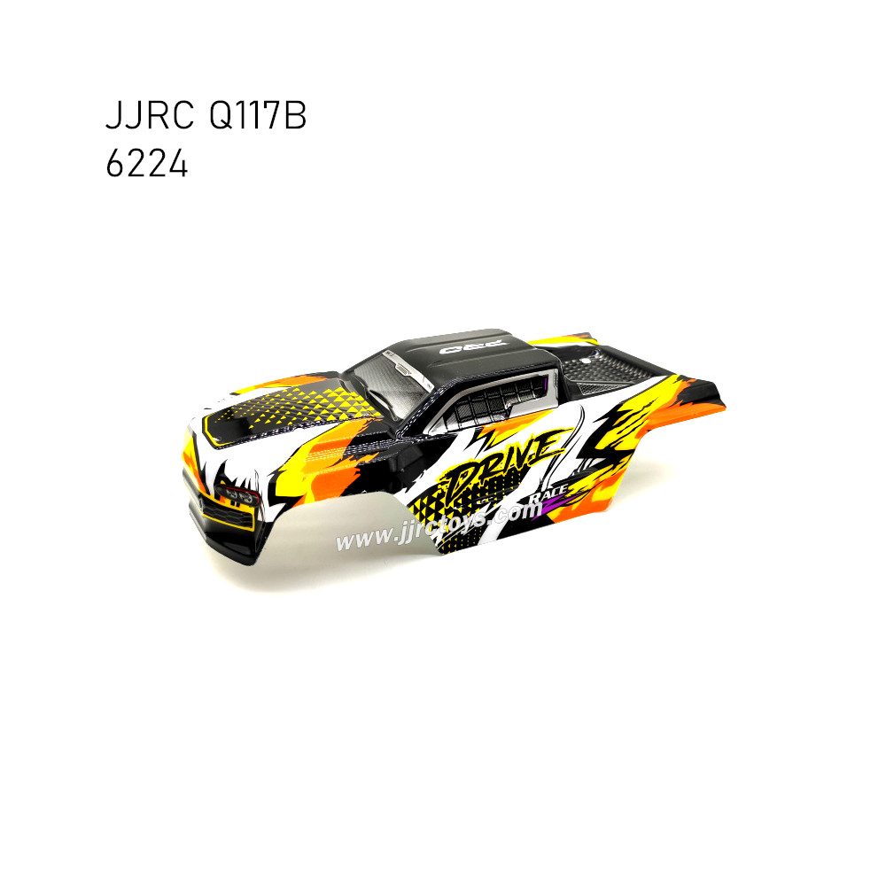 JJRC Q117B RC Truck Parts Body Shell 6224 Orange