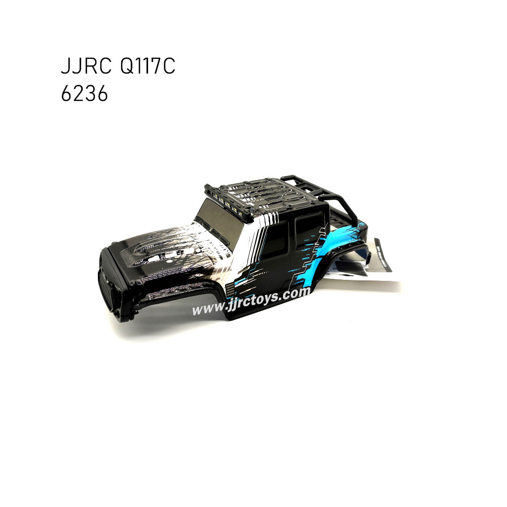 JJRC Q117C RC Truck Parts Body Shell 6236 Blue JJRC Q117C RC Truck Parts Body Shell 6236 Blue