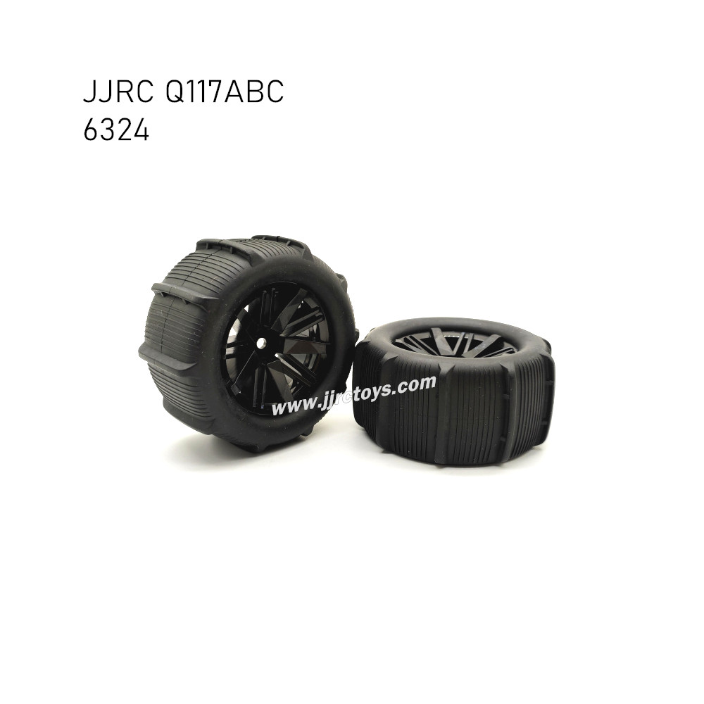 JJRC Q117A/B/C RC Truck Parts Sand Tires 6324 JJRC Q117A/B/C RC Truck Parts Sand Tires 6324