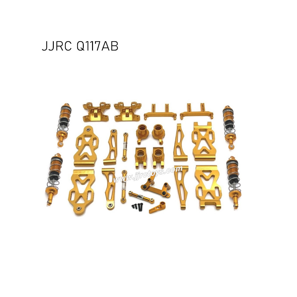JJRC Q117A/B Upgrade Parts Metal Kit yellow JJRC Q117A/B Upgrade Parts Metal Kit yellow