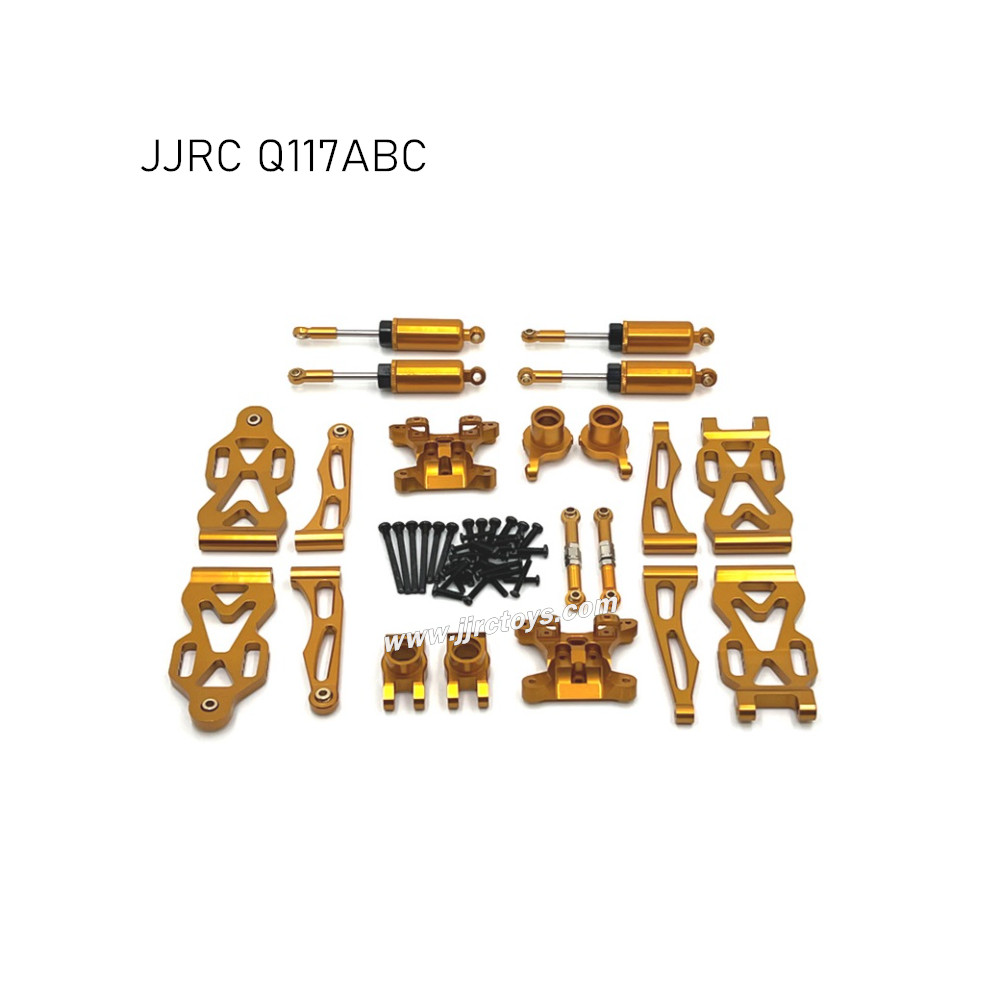 JJRC Q117A/B/C Upgrade Parts Alloy Kit yellow JJRC Q117A/B/C Upgrade Parts Alloy Kit yellow