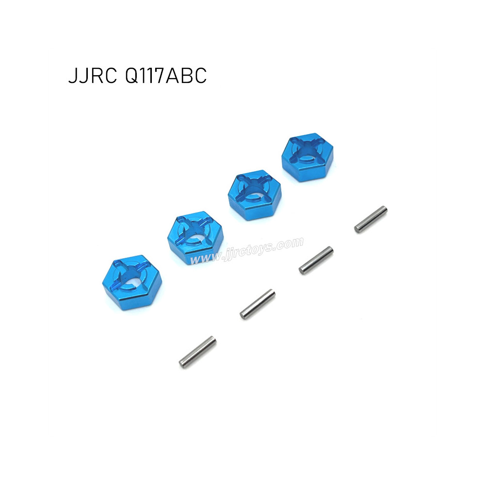 JJRC Q117A/B/C Upgrade Parts Metal Wheel Hex Blue JJRC Q117A/B/C Upgrade Parts Metal Wheel Hex Blue
