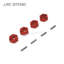 JJRC Q117A/B/C Upgrade Parts Metal Wheel Hex Red