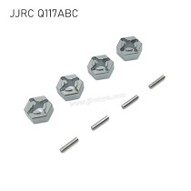 JJRC Q117A/B/C Upgrade Parts Metal Wheel Hex Gray