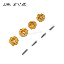 JJRC Q117A/B/C Upgrade Parts Metal Wheel Hex Yellow