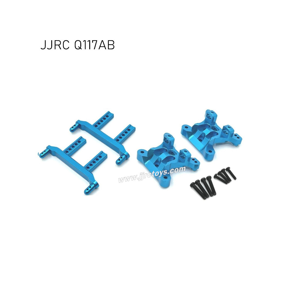 JJRC Q117A/B Upgrades Metal Car Shell Bracket and Shock Tower Blue JJRC Q117A/B Upgrades Metal Car Shell Bracket and Shock Tower Blue