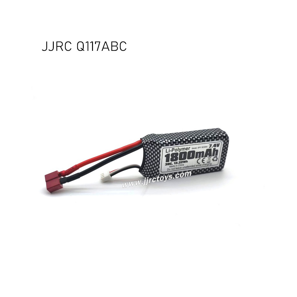 JJRC Q117A/B/C RC Car Upgrades Battery (7.4V 1800mAh) JJRC Q117A/B/C RC Car Upgrades Battery (7.4V 1800mAh)