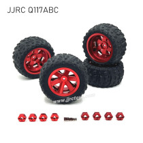 JJRC Q117A/B/C Upgrades Metal Wheels Red