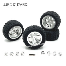 JJRC Q117A/B/C Upgrades Metal Wheels Silver