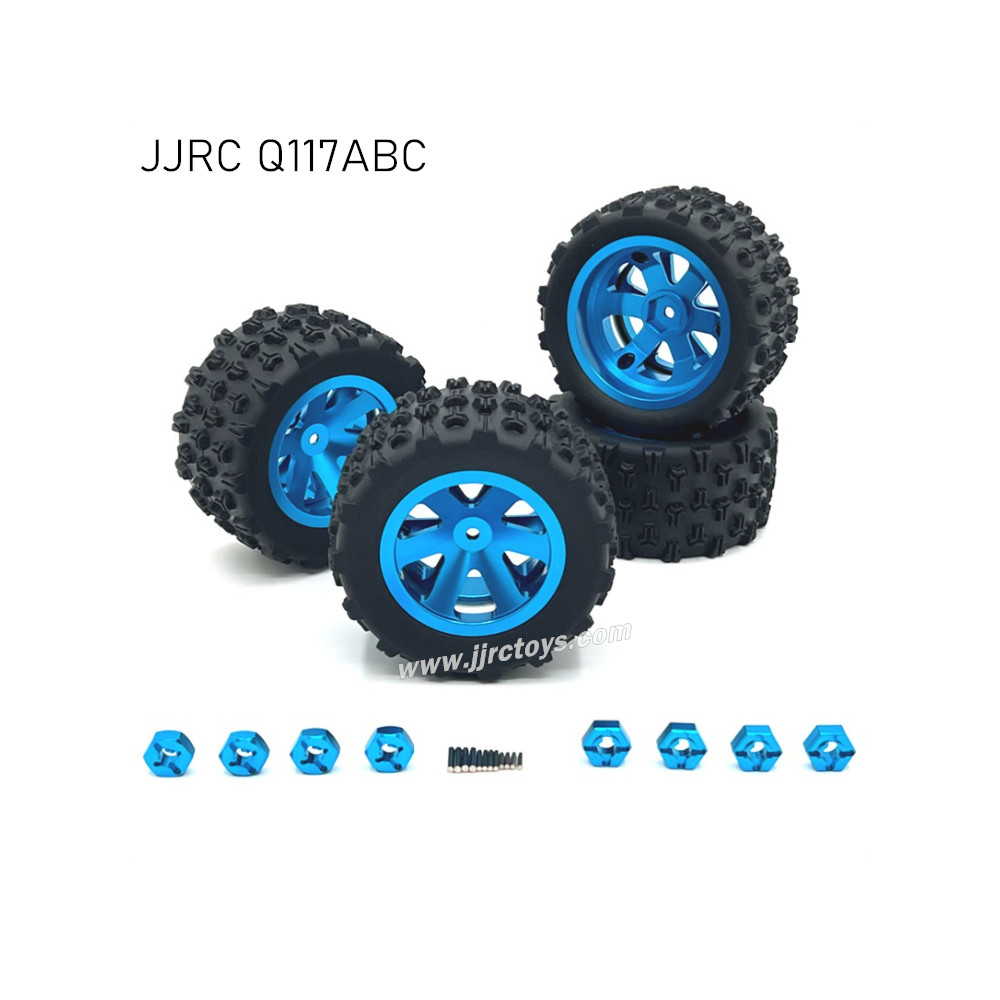 JJRC Q117A/B/C Upgrades Metal Tire Blue