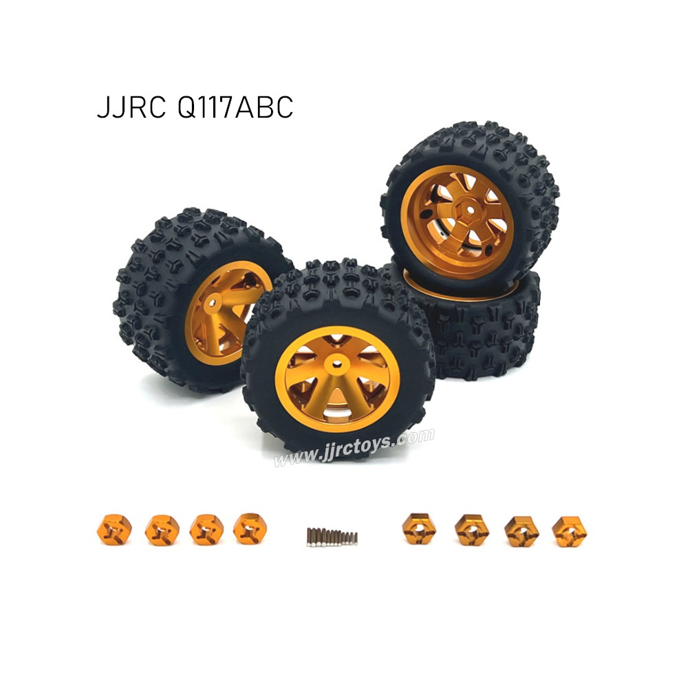 JJRC Q117A/B/C Upgrades Metal Tire Yellow JJRC Q117A/B/C Upgrades Metal Tire Yellow