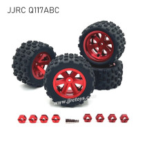 JJRC Q117A/B/C Upgrades Metal Tire Red