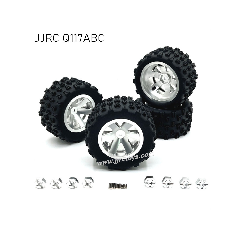 JJRC Q117A/B/C Upgrades Metal Tire White JJRC Q117A/B/C Upgrades Metal Tire White