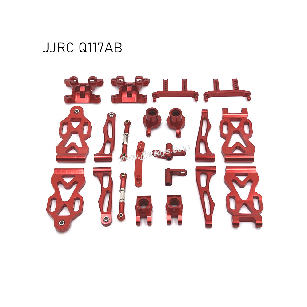JJRC Q117A/B Upgrades Metal Modification Kit red 1 JJRC Q117A/B Upgrades Metal Modification Kit red 1