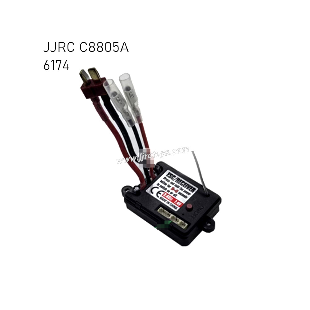 JJRC C8805A RC Car Parts Brushed Receiver 6174 JJRC C8805A RC Car Parts Brushed Receiver 6174