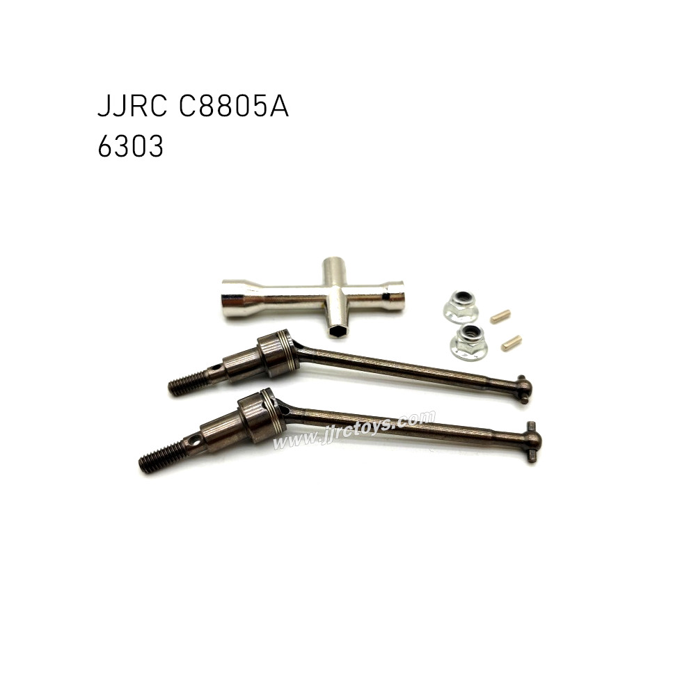 JJRC C8805A RC Car Parts Upgrade Metal Front Drive Shaft Kit 6303 JJRC C8805A RC Car Parts Upgrade Metal Front Drive Shaft Kit 6303