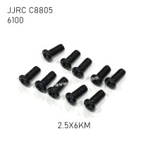 JJRC C8805 RC Car Parts Machine Screw BM 2.5X6mm 6100