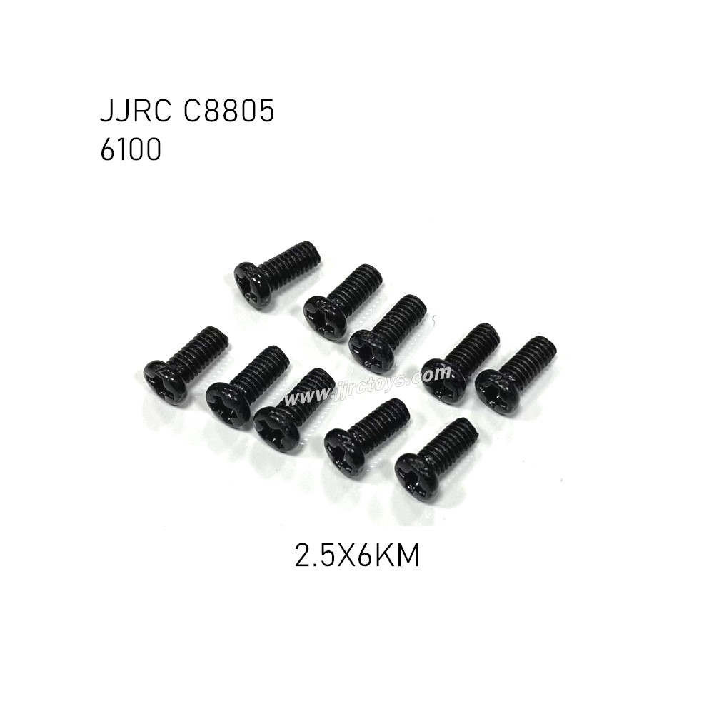 JJRC C8805 RC Car Parts Machine Screw BM 2.5X6mm 6100 JJRC C8805 RC Car Parts Machine Screw BM 2.5X6mm 6100